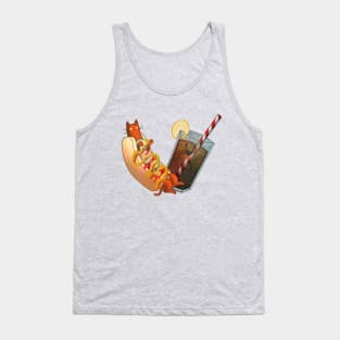 Menu 3 Hotdog and Lemonade Tank Top